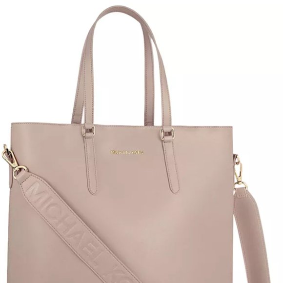 Michael Kors Blush Pink Tote Crossbody Bag Shopper Travel Handbag NEW - Picture 9 of 9